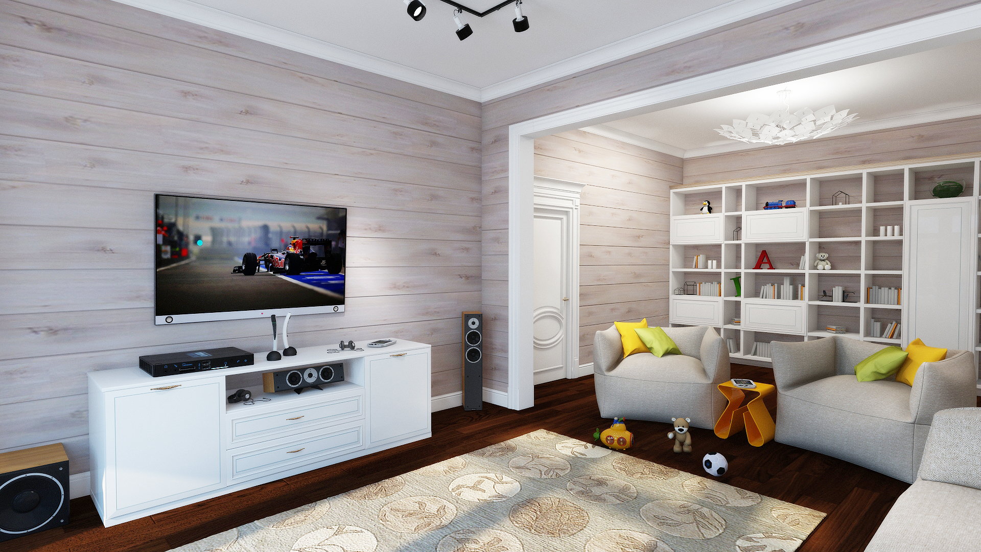 Детская игровая.Дом в Комарово.