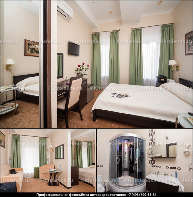 Фотосъёмка интерьеров номеров гостиницы