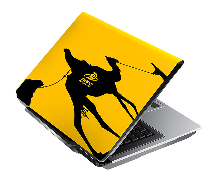 Иллюстрация на крышку ноутбука