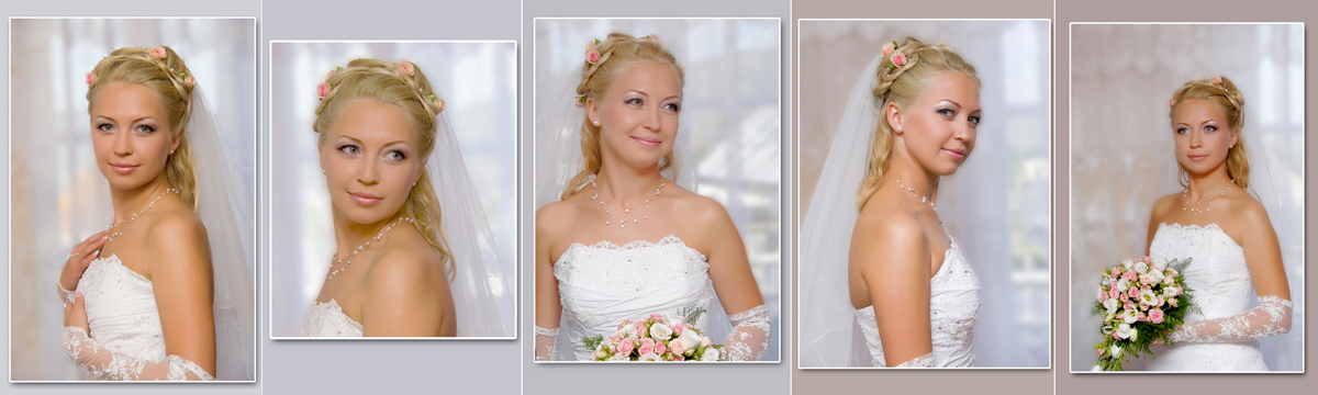 обработка свадебного фото