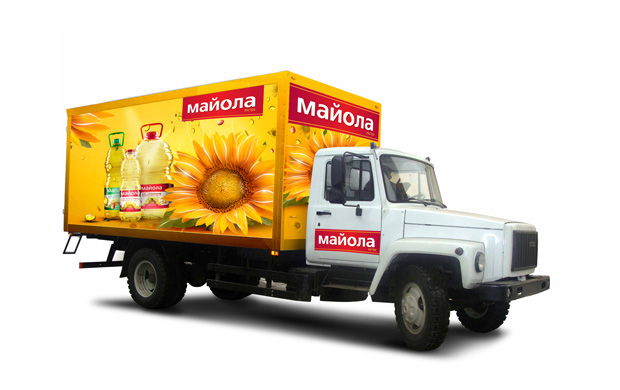 Дизайн машины для развозки ТМ "Майола"