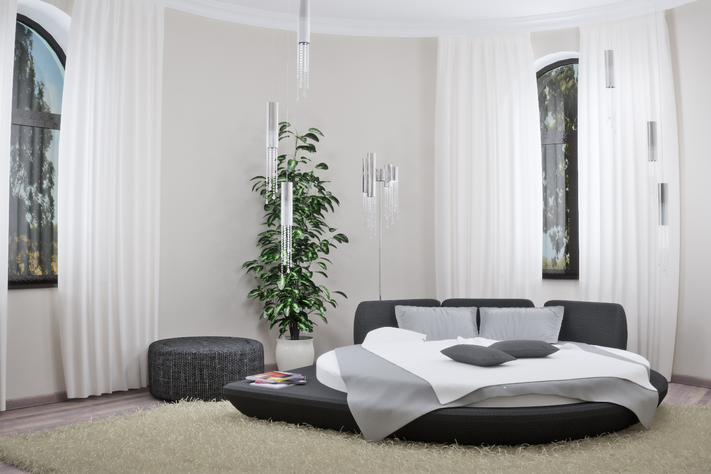 Спальня в частном доме