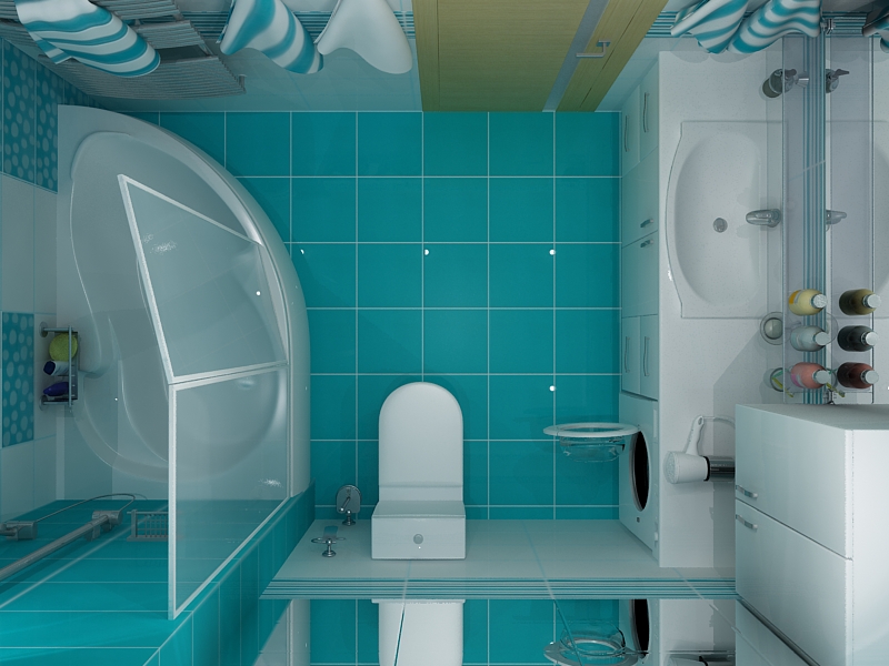 Дизайн 2-х комнатной квартиры под Киевом(ванная)