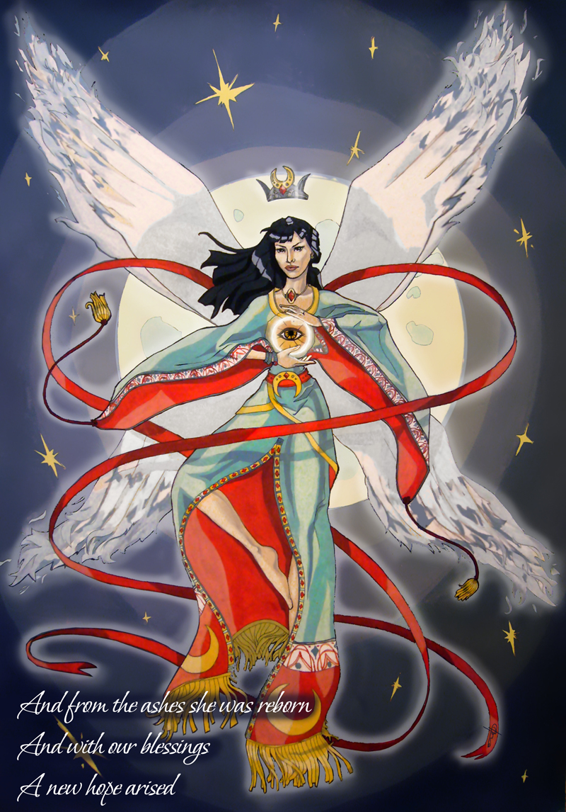 Графический плакат: "Волшебница"