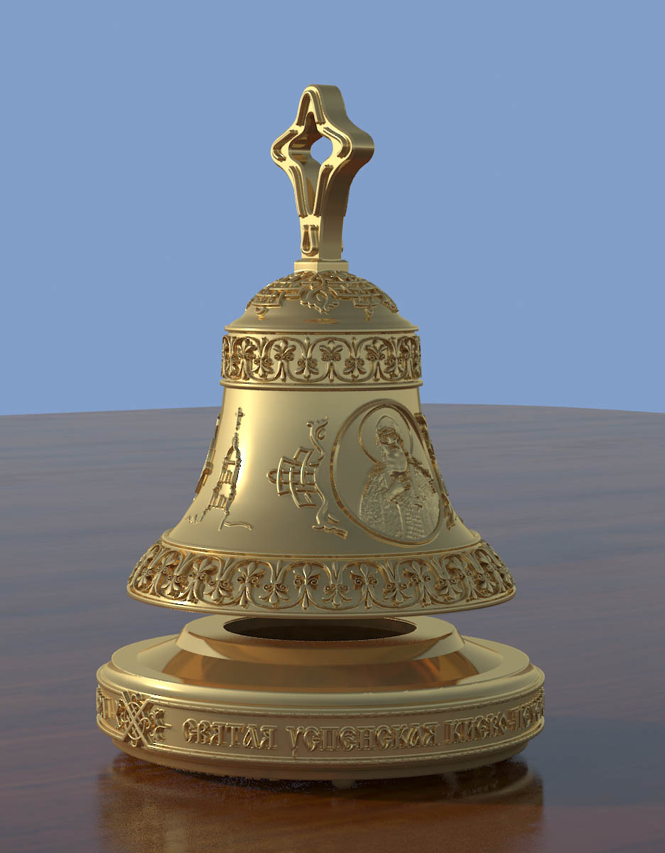 Колокольчик сувенирный "Вызов адьютанта". Вид 1