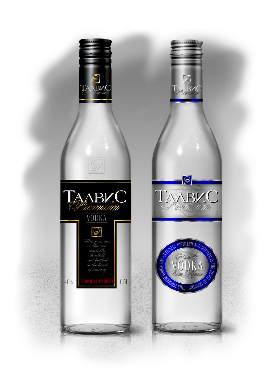 Этикетка водки "Талвис" (SPI)