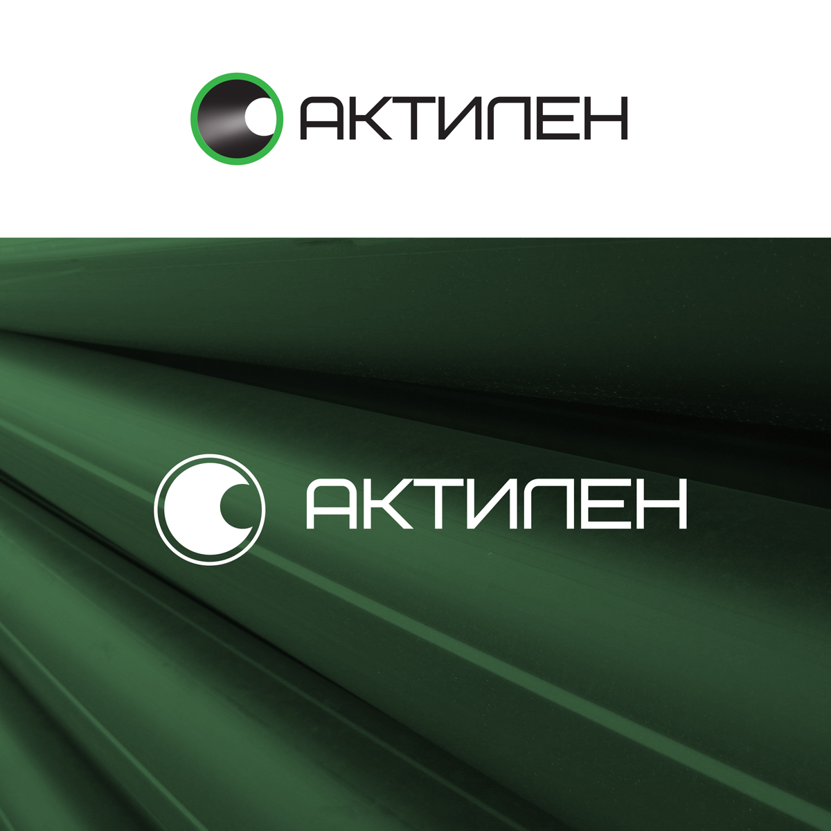 разработка логотипа для фирмы "Актилен"