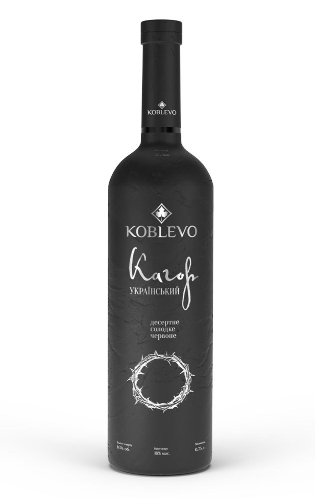 Дизайн слив-рукава для вина Кагор украинский ТМ Коблево