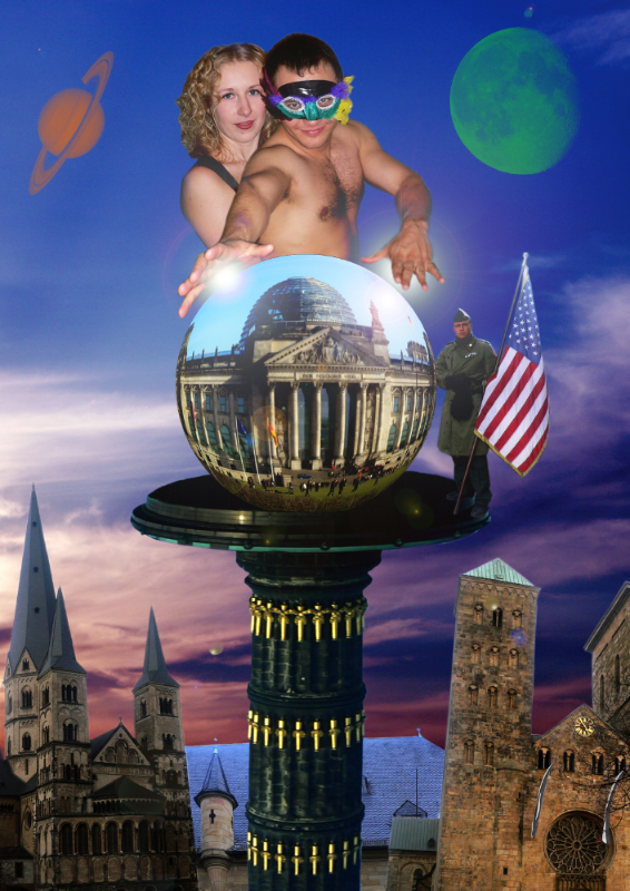 Коллаж-воспоминание о поездке в Германию