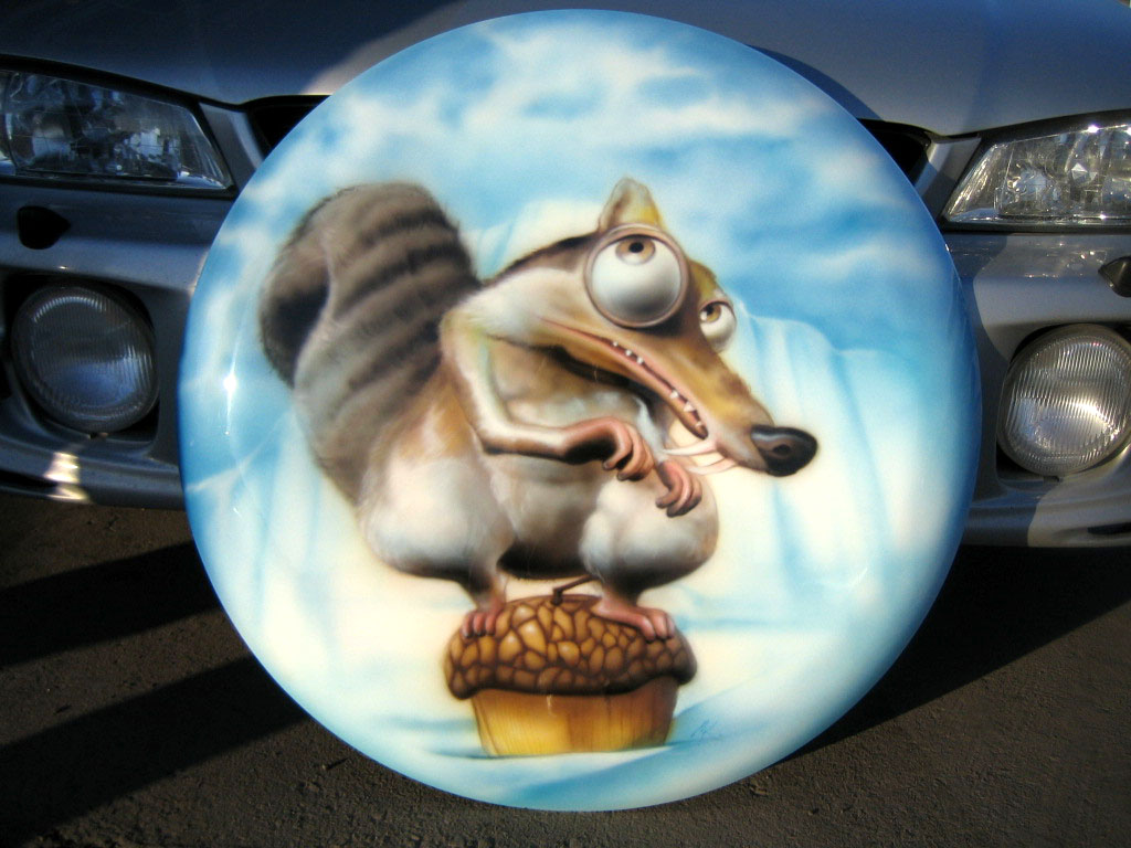 Запаска с белкой.