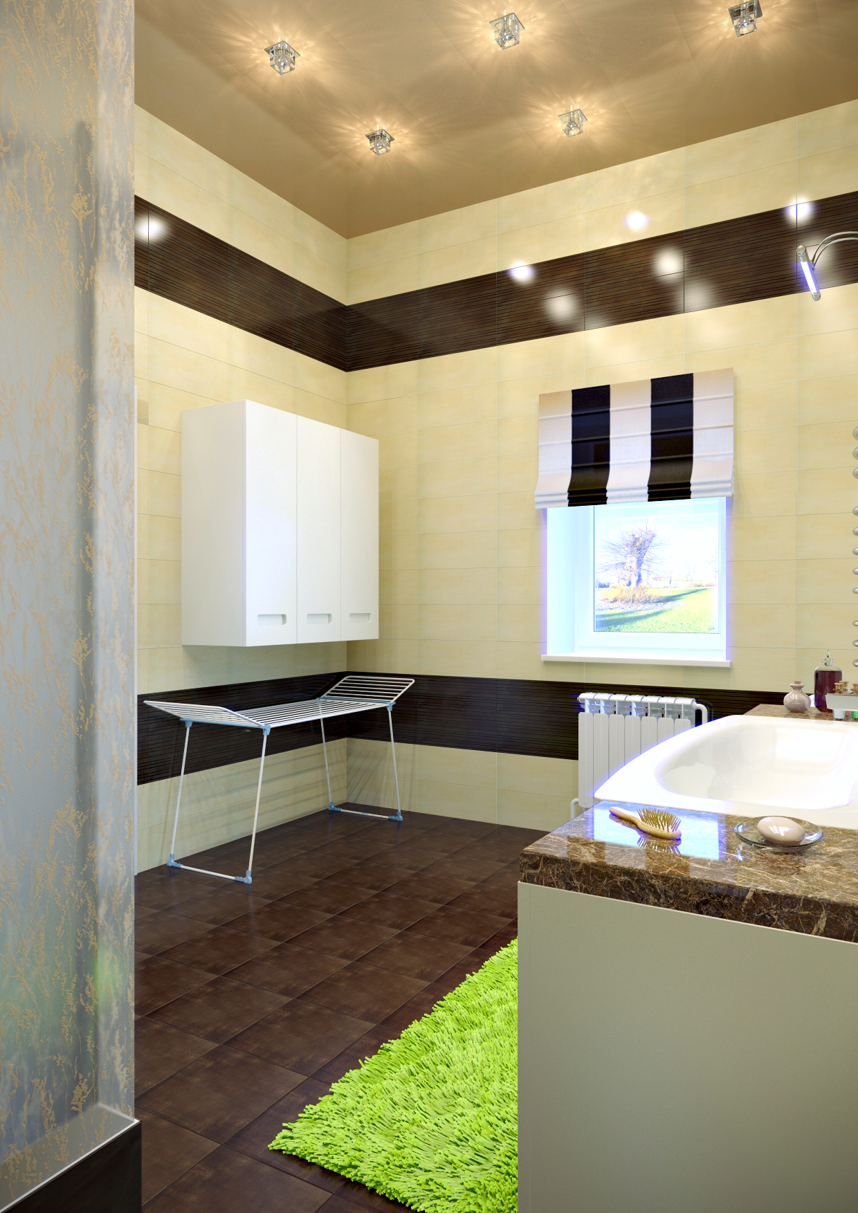 Коттедж первый этаж санузел