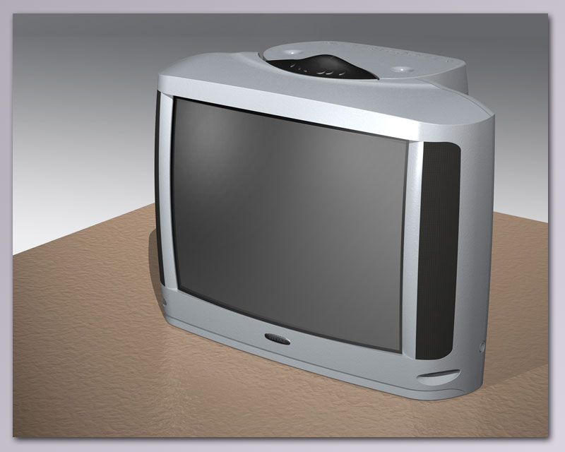 Телевизор с экраном 25", с сабвуфером (1999г.)