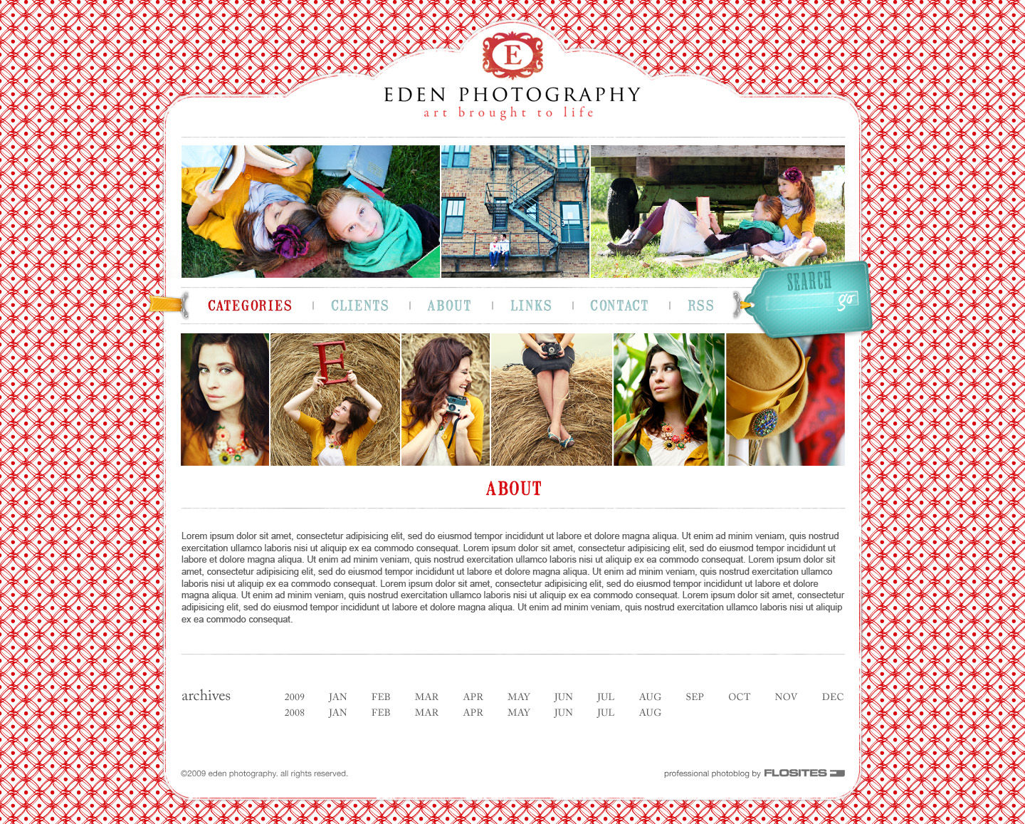 Блог по предоставлению фото услуг.