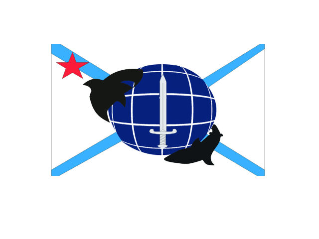 Вариант флага разведуправления наших ВМС.