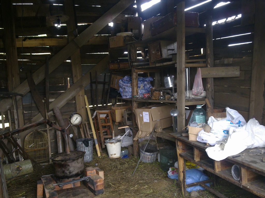 х/ф "Три дня с придурком" 2010 г. сарай Ивана