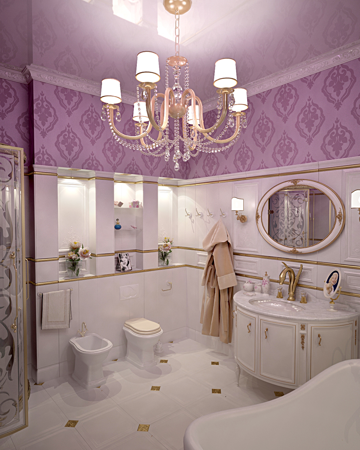 Санузел в доме 04