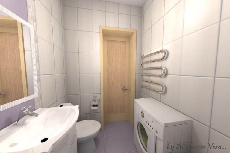 Небольшая,бюджетная,но "симпатишная" ванная г.Екатеринбург