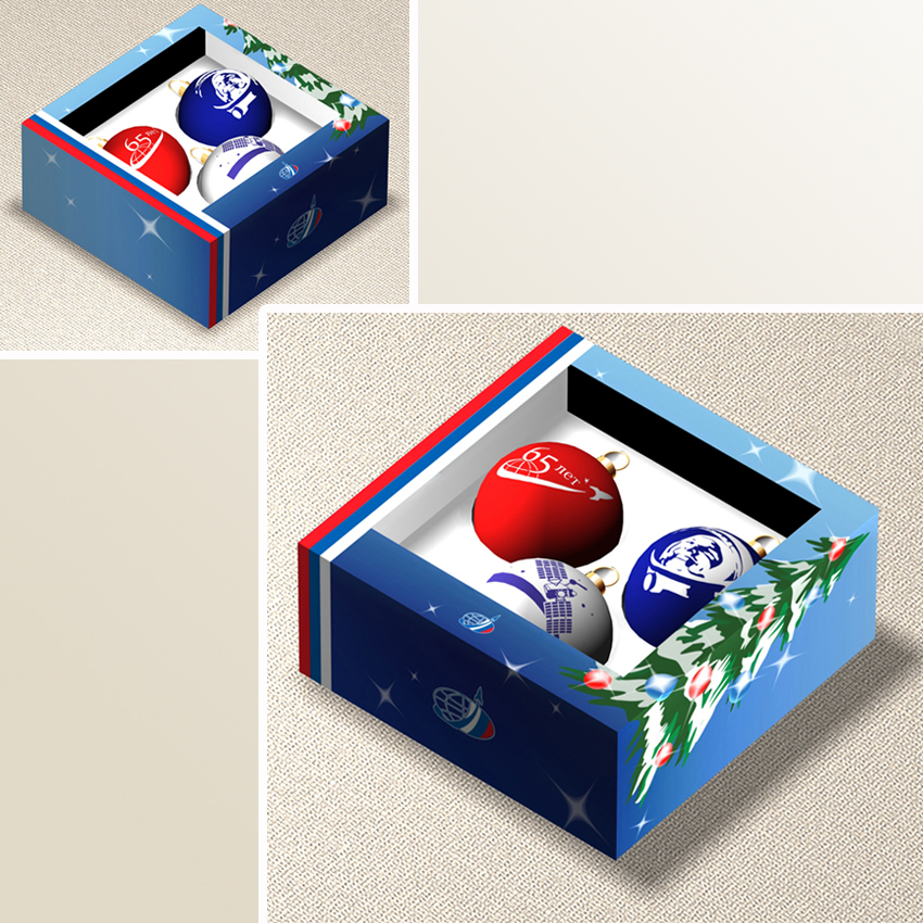 Новогодние шары и упаковка для "РКС", 2011 г.