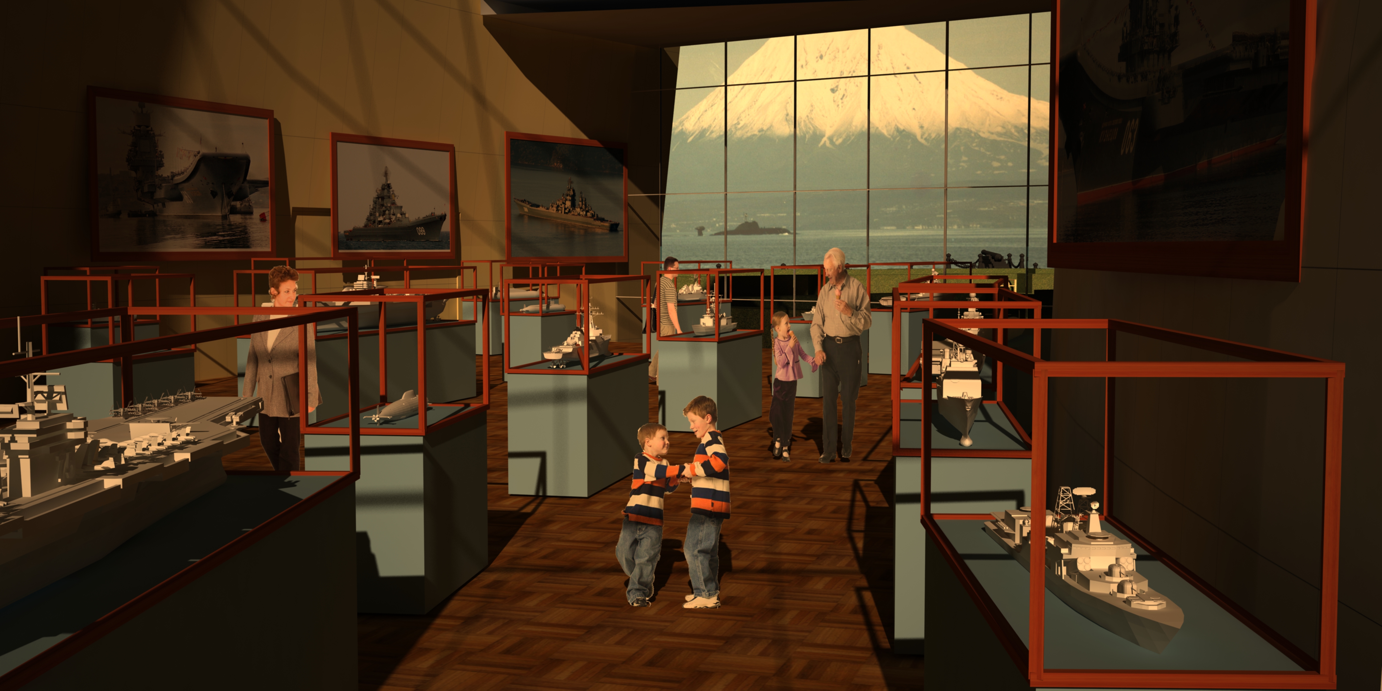 Интерьер музея Истории Российского флота 2