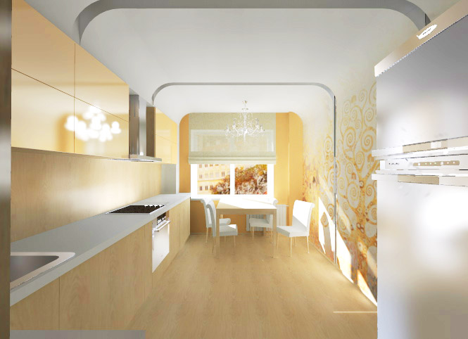 Трёхкомнатная квартира 85 кв. м.