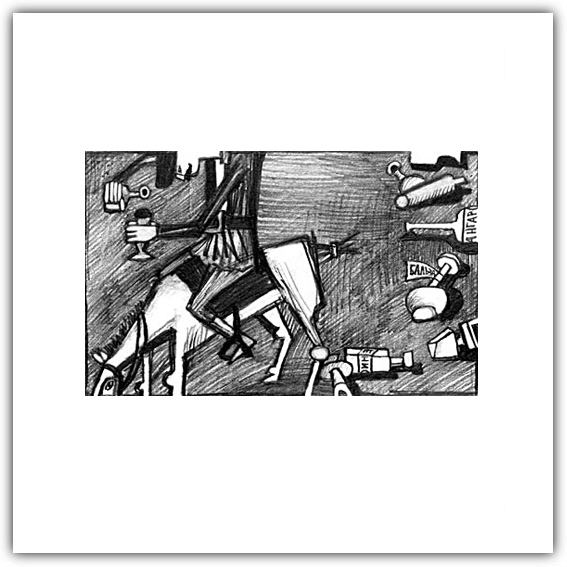 Иллюстрация в Большой Город