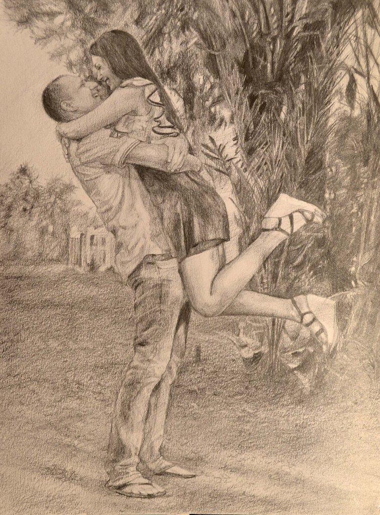 Парный портрет в полный рост