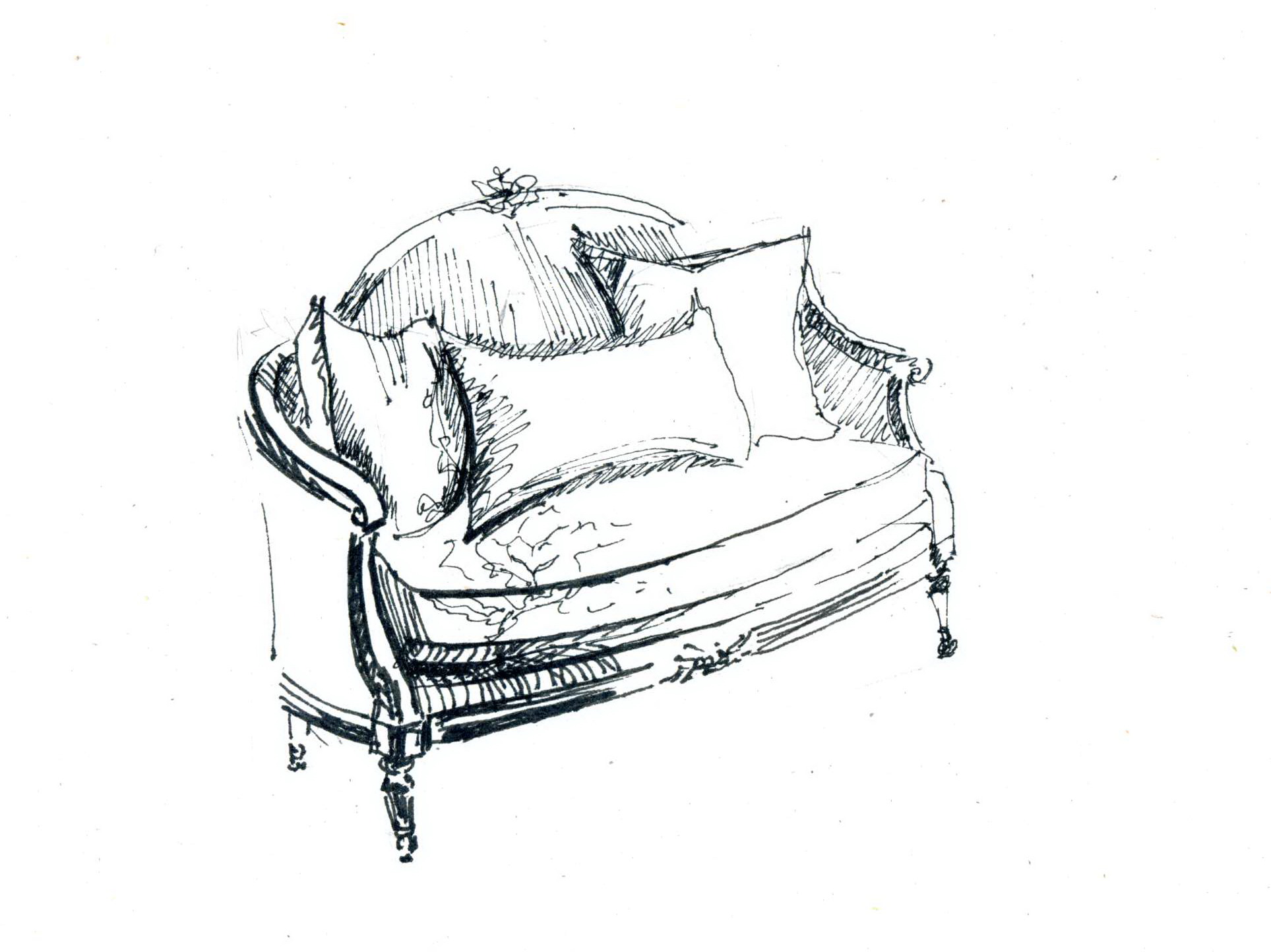 Эскиз диванчика