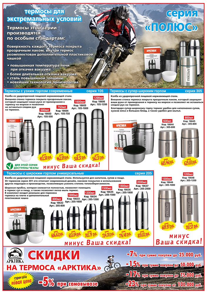 Презентация термосов "Арктика" (стр.3)