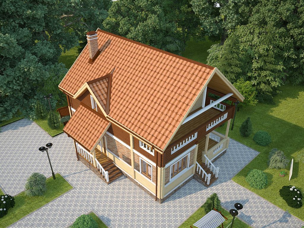 графика для компании АБС-строй, проект "Лазур"