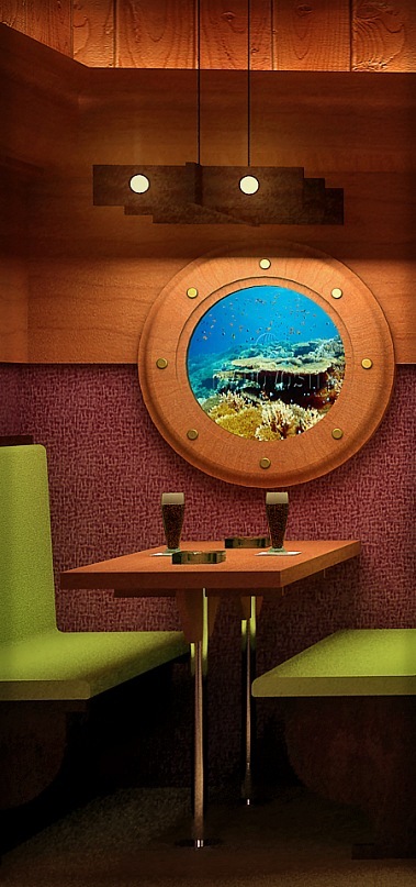 Паб "Корсар" посадочное место (столик на 4 человека)