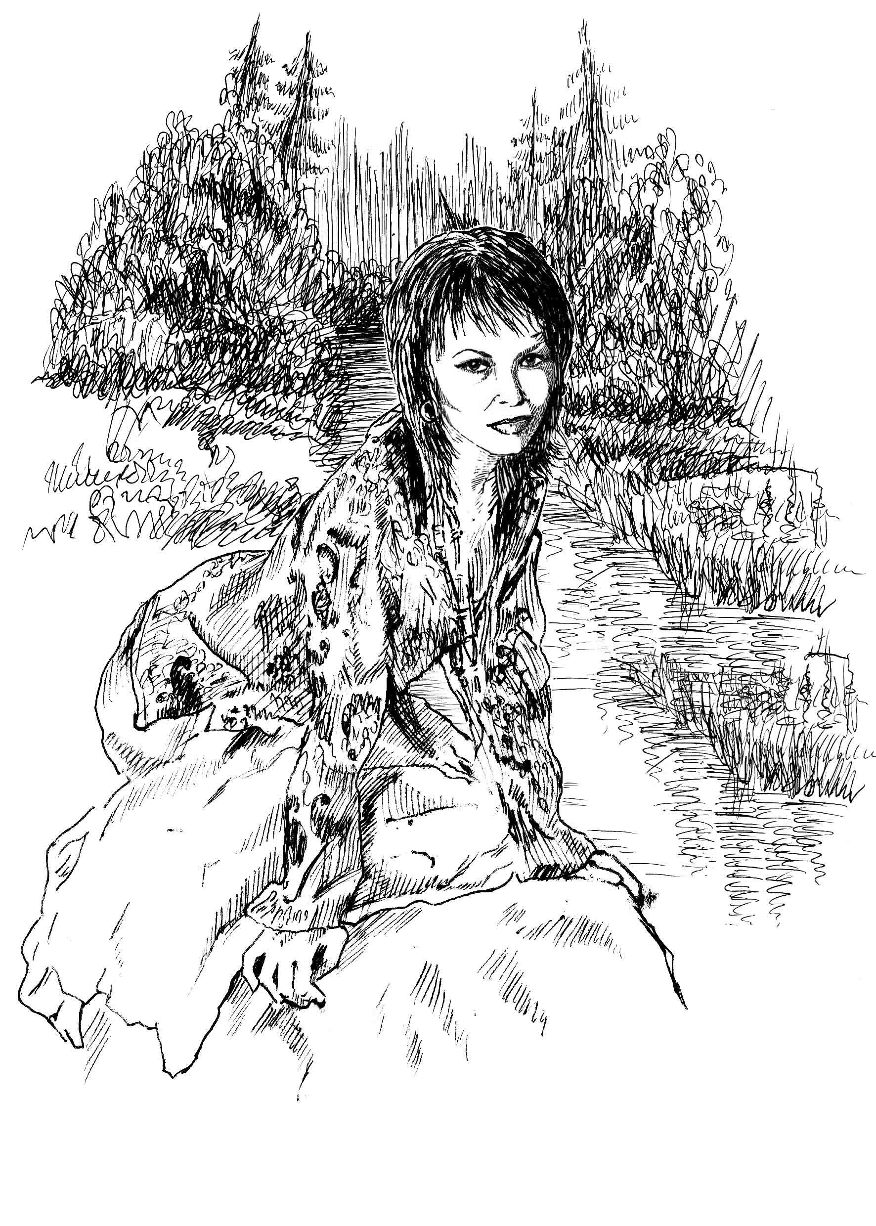 Иллюстрация к книге А. Мутьян "Торговец будующим"