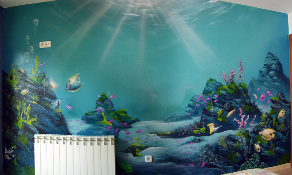 Роспись комнаты