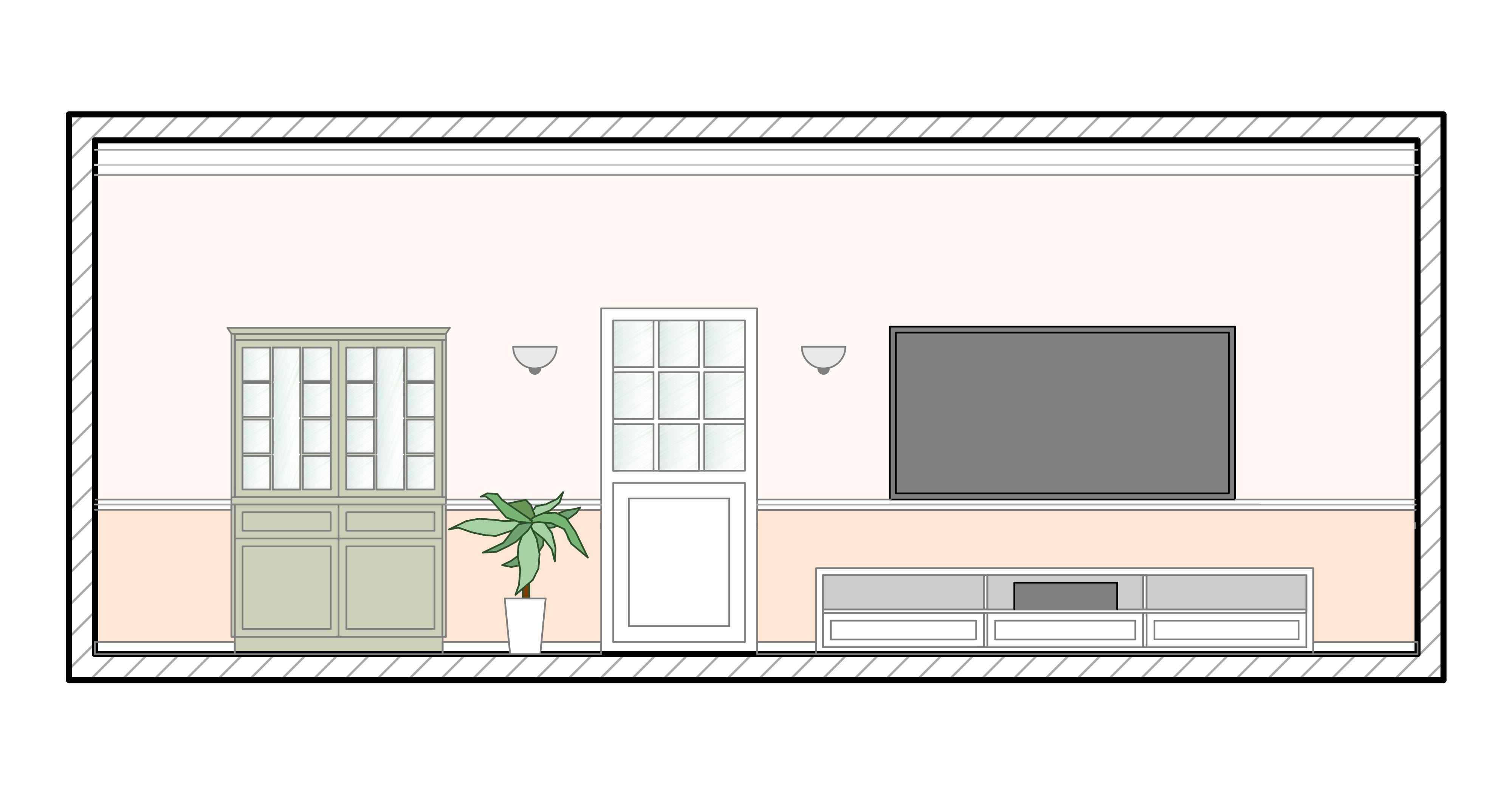 9 развертка 4 стены