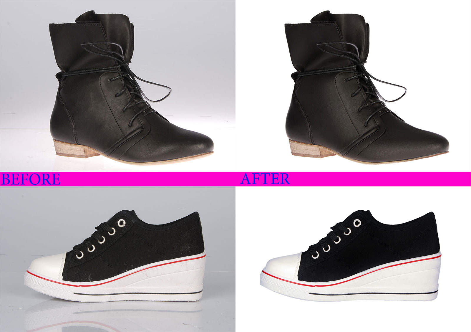 обтравка обуви и устранение дефектов