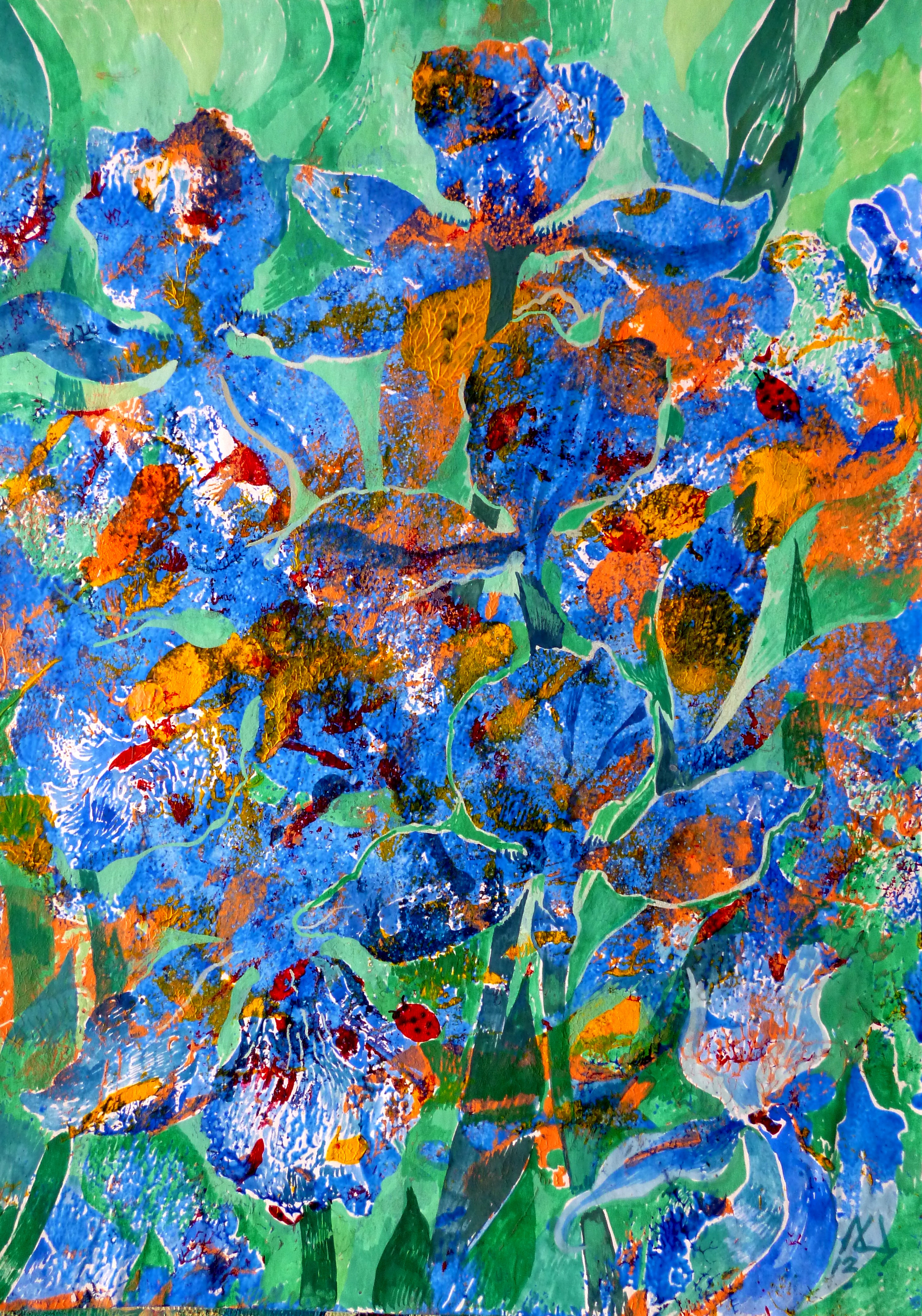 Декоративные ирисы.