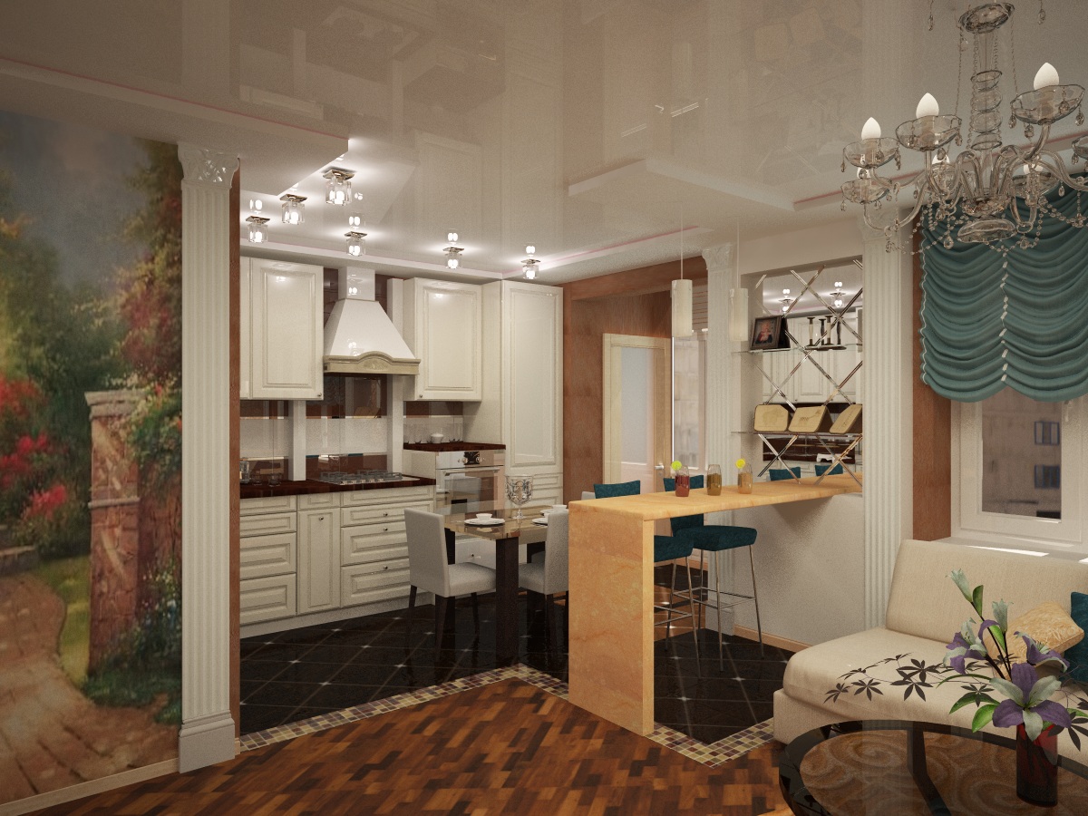 гостиная классическая