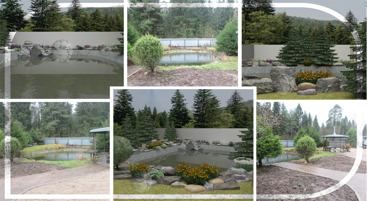 Декорирование водоема-2