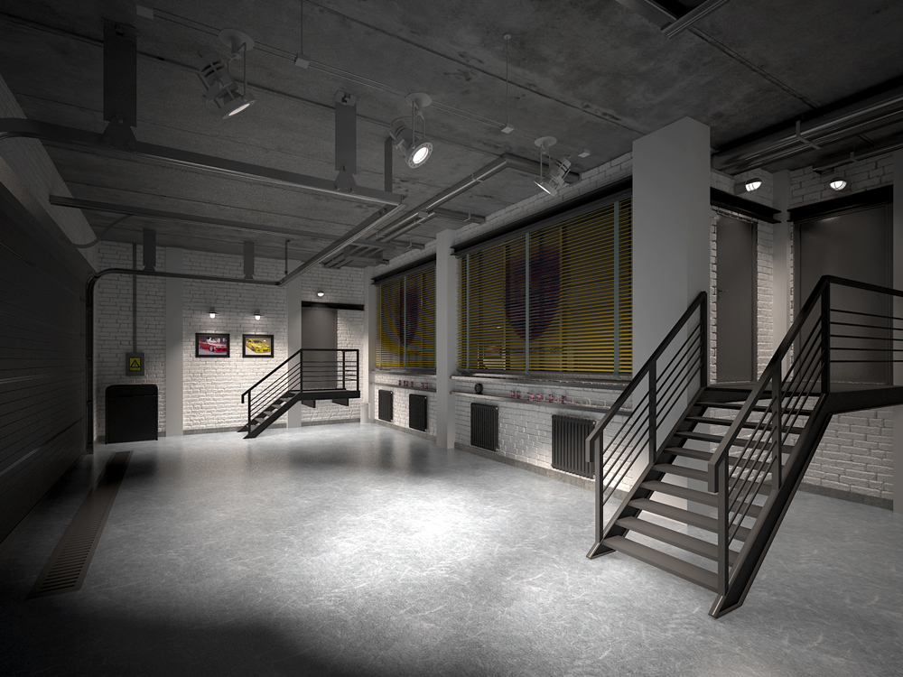 Дизайн гаража в загородном доме