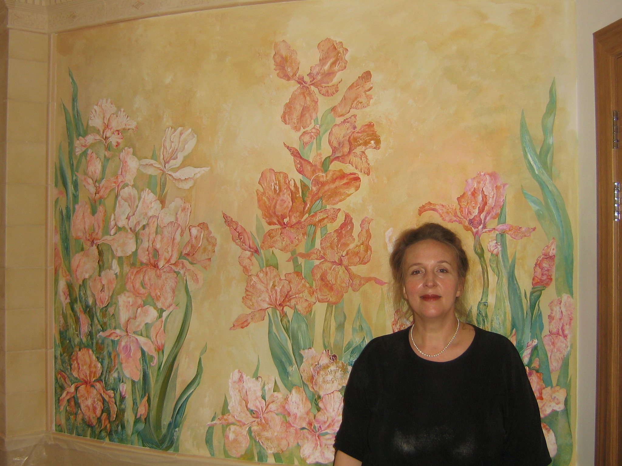 Фреска. Ирисовый сад. 2009г.