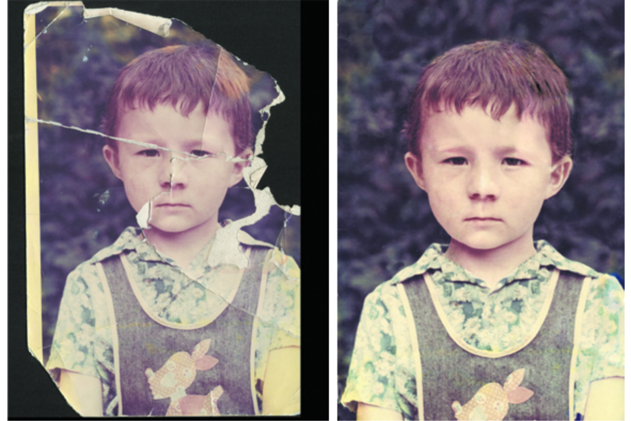 Восстановление старой фотографии