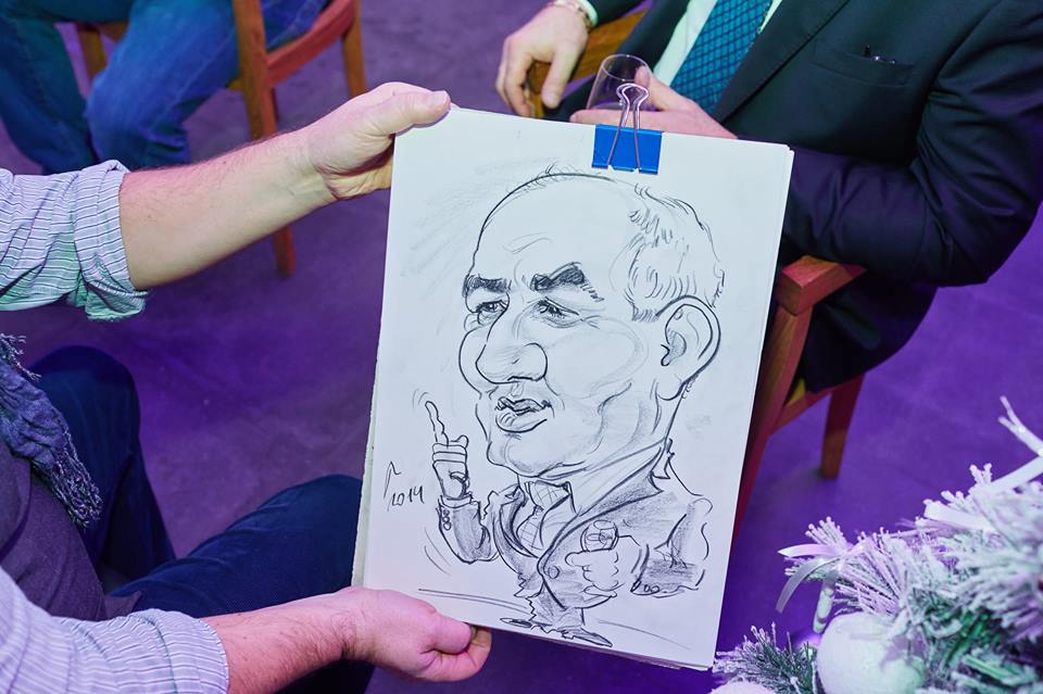 шаржист на мероприятие