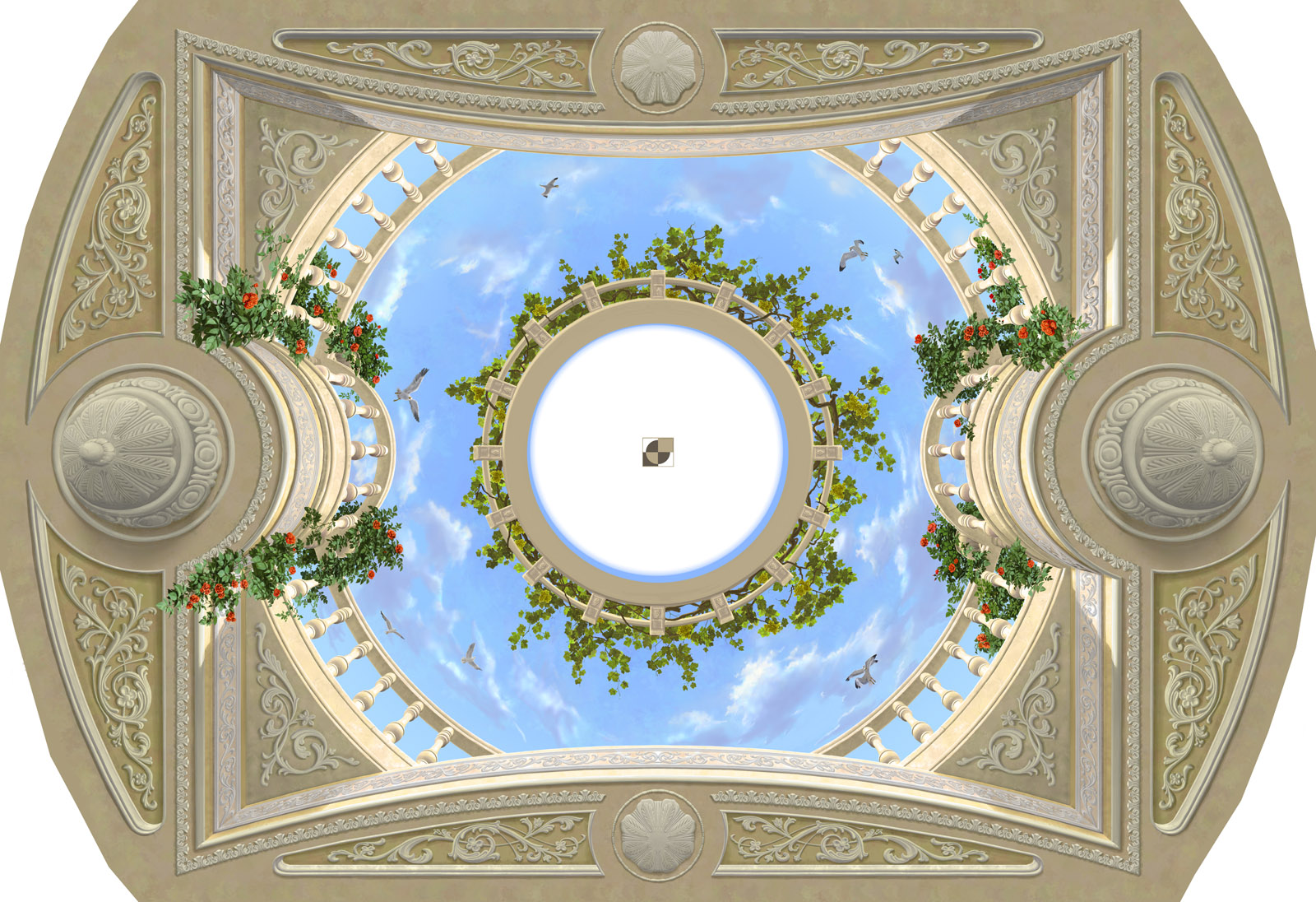 Роспись потолка