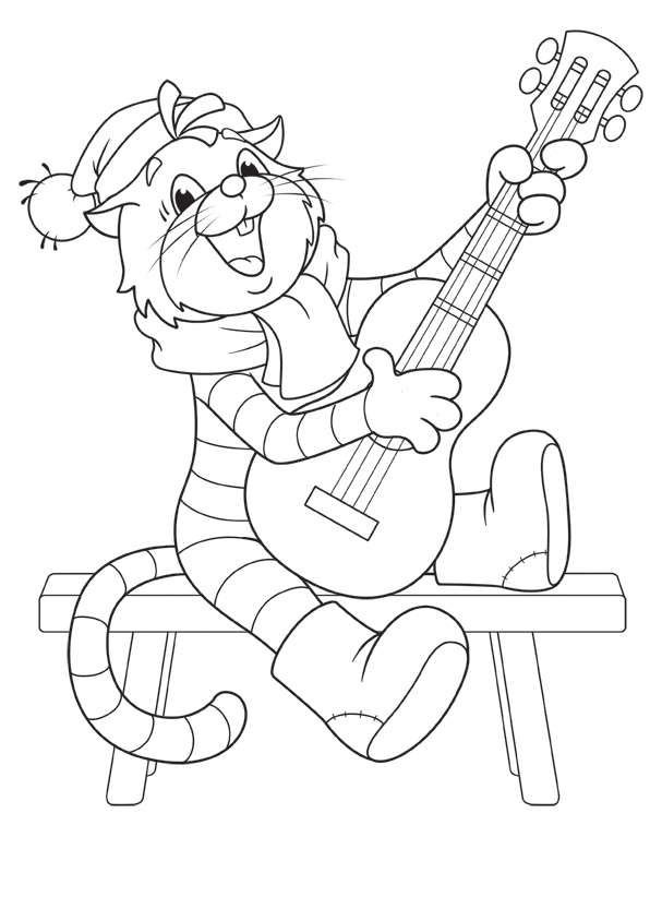 Раскраска "Простоквашино"