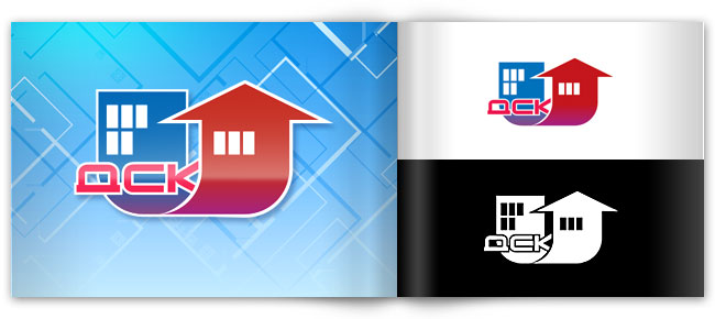 Разработка логотипа для компании "Домостроительный комбинат"