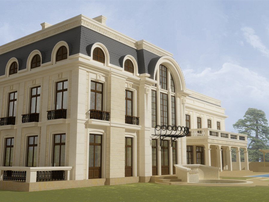 визуализация экстерьера