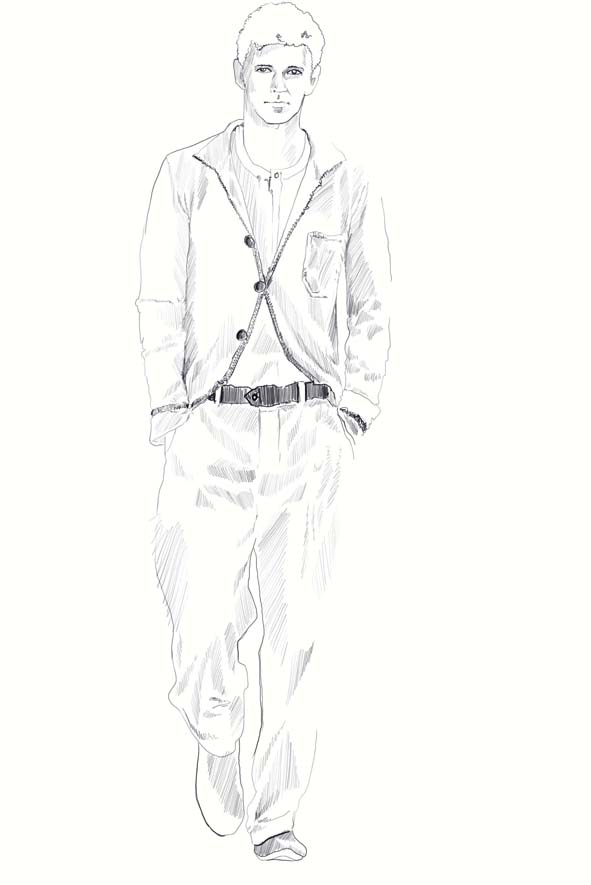 Иллюстрация в журнал "Лен в России"