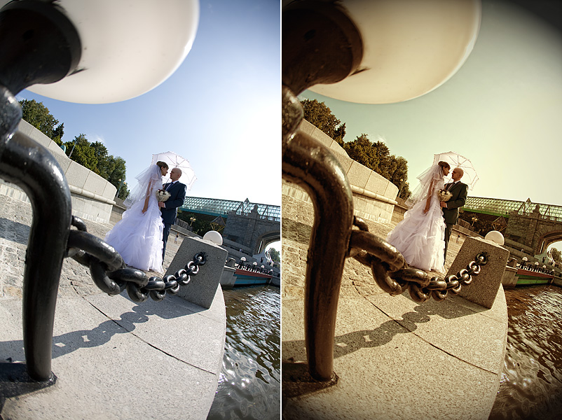 Ретушь свадебного фото