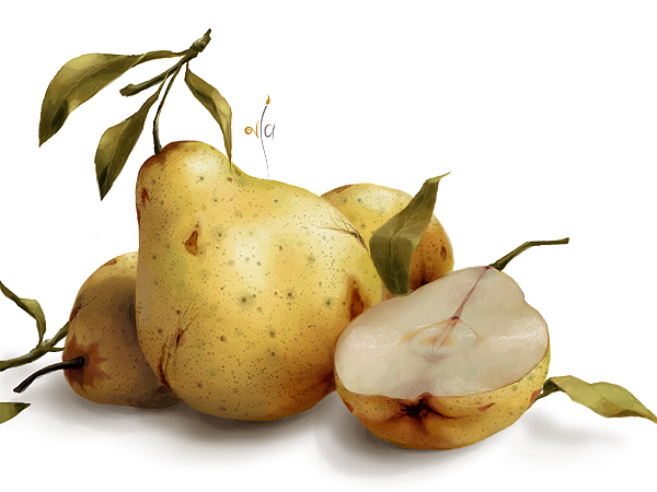 Желтая груша