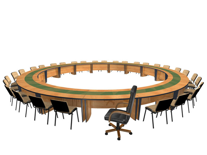 стол для переговором центральный "Сбербанк"