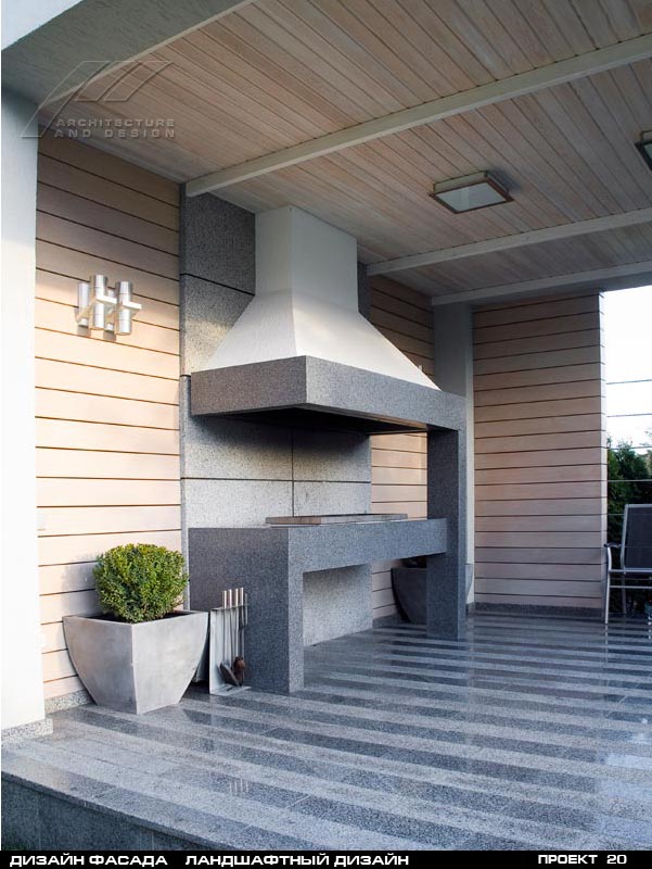 Дизайн фасада Ландшафтный дизайн  Москва "Бенилюкс"